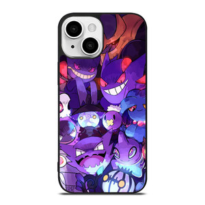 POKEMON GASTLY HAUNTER GENGAR ART GO iPhone 13 Mini Case POKEMON GASTLY HAUNTER GENGAR ART GO iPhone 13 Mini Case