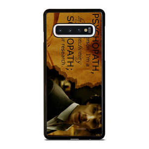 SHERLOCK HOLMES PSYCHOPATH Samsung Galaxy S10 Case SHERLOCK HOLMES PSYCHOPATH Samsung Galaxy S10 Case