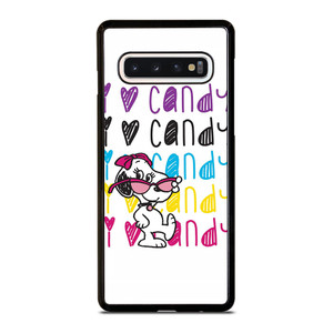 SNOOPY I LOVE CANDY Samsung Galaxy S10 Case