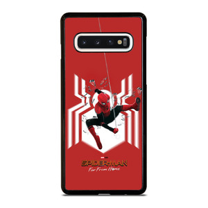 SPIDERMAN FAR FROM HOME LOGO RED ACTION Samsung Galaxy S10 Case