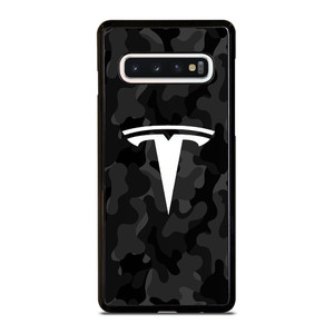 TESLA MOTORS LOGO CAMO Samsung Galaxy S10 Case