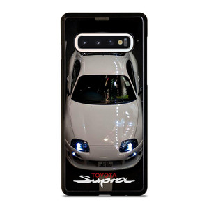 TOYOTA SUPRA WHITE CAR Samsung Galaxy S10 Case TOYOTA SUPRA WHITE CAR Samsung Galaxy S10 Case