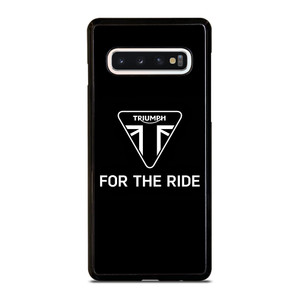 TRIUMPH FOR THE RIDE LOGO Samsung Galaxy S10 Case