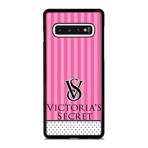 VICTORIA'S SECRET LOGO POLKADOT STRIPE Samsung Galaxy S10 Case