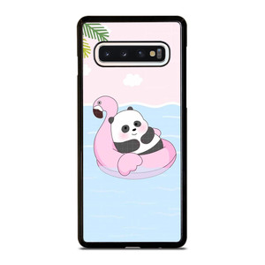 WE BARE BEARS PANDA SUMMER Samsung Galaxy S10 Case WE BARE BEARS PANDA SUMMER Samsung Galaxy S10 Case