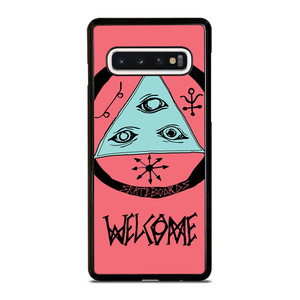 WELCOME SKATEBOARDS LOGO PINK Samsung Galaxy S10 Case