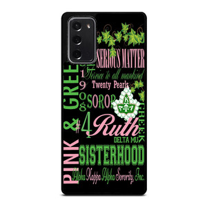 Alpha Kappa Alpha Samsung Galaxy Note 20 Case