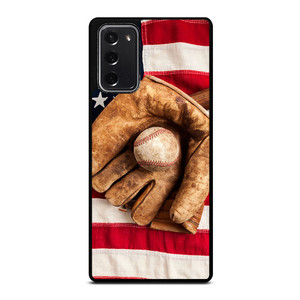 BASEBALL GLOVE AMERICAN FLAG Samsung Galaxy Note 20 Case BASEBALL GLOVE AMERICAN FLAG Samsung Galaxy Note 20 Case