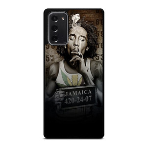 BOB MARLEY JAMAICAN MARIJUANA Samsung Galaxy Note 20 Case BOB MARLEY JAMAICAN MARIJUANA Samsung Galaxy Note 20 Case