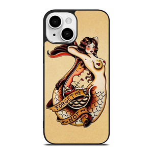 SAILOR JERRY TATTOO MERMAID iPhone 13 Mini Case SAILOR JERRY TATTOO MERMAID iPhone 13 Mini Case