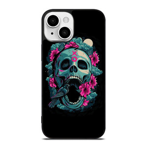 SKULL ROSE VIOLET ARTWORK iPhone 13 Mini Case SKULL ROSE VIOLET ARTWORK iPhone 13 Mini Case