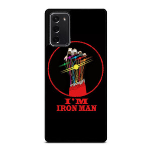 I AM IRON MAN INFINITY STONE Samsung Galaxy Note 20 Case I AM IRON MAN INFINITY STONE Samsung Galaxy Note 20 Case