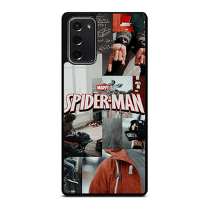 MARVEL SPIDERMAN LOGO COLAGE Samsung Galaxy Note 20 Case MARVEL SPIDERMAN LOGO COLAGE Samsung Galaxy Note 20 Case