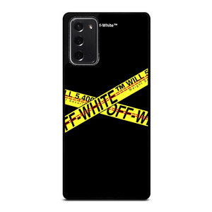 OFF WHITE LOGO STRIP Samsung Galaxy Note 20 Case