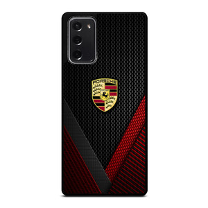 PORSCHE LOGO CARBON Samsung Galaxy Note 20 Case PORSCHE LOGO CARBON Samsung Galaxy Note 20 Case