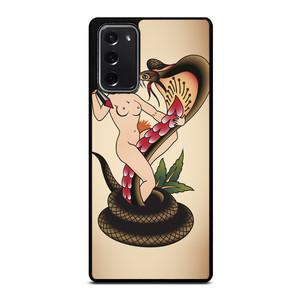 SNAKE CHAMER SAILOR JERRY TATTOO Samsung Galaxy Note 20 Case SNAKE CHAMER SAILOR JERRY TATTOO Samsung Galaxy Note 20 Case