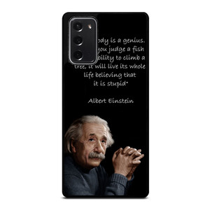 THE GENIUS ALBERT EINSTEIN QUOTE Samsung Galaxy Note 20 Case