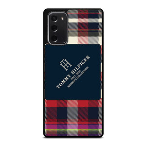 TOMMY HILFIGER RED BLACK PATTERN Samsung Galaxy Note 20 Case