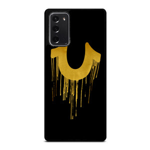 TRUE RELIGION GOLD BLACK LOGO Samsung Galaxy Note 20 Case TRUE RELIGION GOLD BLACK LOGO Samsung Galaxy Note 20 Case