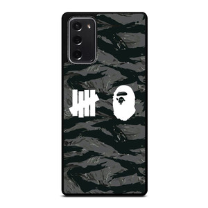 UNDEFEATED BAPE LOGO CAMO Samsung Galaxy Note 20 Case UNDEFEATED BAPE LOGO CAMO Samsung Galaxy Note 20 Case