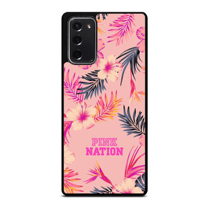 VICTORIA SECRET PINK NATION FLORAL BG Samsung Galaxy Note 20 Case