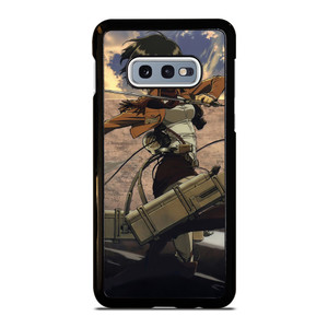 ATTACK ON TITAN MIKASA ACKERMAN Samsung Galaxy S10 Case ATTACK ON TITAN MIKASA ACKERMAN Samsung Galaxy S10 Case