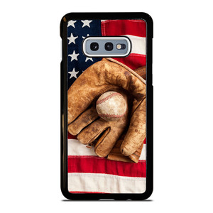 BASEBALL GLOVE AMERICAN FLAG Samsung Galaxy S10 Case