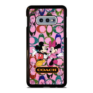 COACH PINK FLOWER MICKEY MINNIE Samsung Galaxy S10 Case