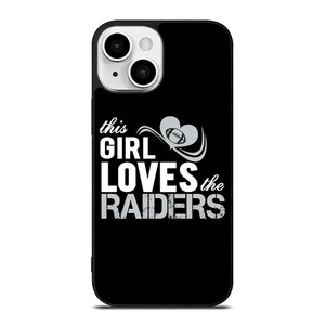 THIS GIRL LOVES THE RAIDERS 2 iPhone 13 Mini Case THIS GIRL LOVES THE RAIDERS 2 iPhone 13 Mini Case
