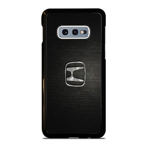 HONDA CHROME LOGO LEATHER Samsung Galaxy S10 Case