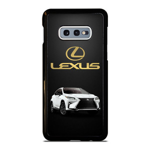 LEXUS WHITE CAR GOLD LOGO Samsung Galaxy S10 Case LEXUS WHITE CAR GOLD LOGO Samsung Galaxy S10 Case