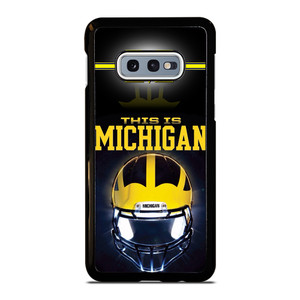 MICHIGAN WOLVERINES FOOTBALL Samsung Galaxy S10 Case MICHIGAN WOLVERINES FOOTBALL Samsung Galaxy S10 Case