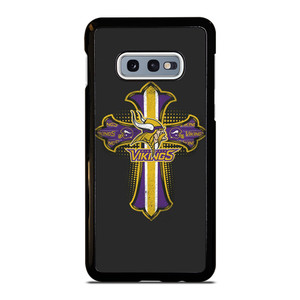 MINNESOTA VIKINGS LOGO CROSS Samsung Galaxy S10 Case MINNESOTA VIKINGS LOGO CROSS Samsung Galaxy S10 Case