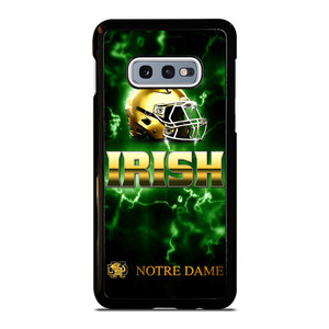 NOTRE DAME IRISH LOGO GREEN Samsung Galaxy S10 Case NOTRE DAME IRISH LOGO GREEN Samsung Galaxy S10 Case
