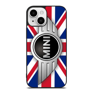 UNION JACK BLUE MINI COPER LOGO iPhone 13 Mini Case UNION JACK BLUE MINI COPER LOGO iPhone 13 Mini Case