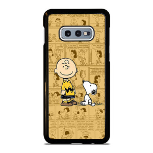 SNOOPY CHARLIE BROWN Samsung Galaxy S10 Case SNOOPY CHARLIE BROWN Samsung Galaxy S10 Case