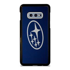 SUBARU LOGO BLUE CARBON Samsung Galaxy S10 Case SUBARU LOGO BLUE CARBON Samsung Galaxy S10 Case