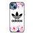ADIDAS FLOWER ART iPhone 13 Case