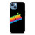 APPLE RETRO DESIGN BLACK iPhone 13 Case