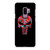 THE PUNISHER SKULL RED BLUE ARTWORK Samsung Galaxy S9 Plus Case