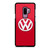VW VOLKSWAGEN LOGO RED Samsung Galaxy S9 Plus Case