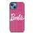 BARBIE PINK BLING GLITTER 1 iPhone 13 Case