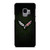 CORVETTE LOGO GREEN METAL Samsung Galaxy S9 Case