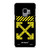 OFF WHITE LOGO YELLOW STRIPE Samsung Galaxy S9 Case