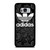 ADIDAS LOGO BLACK FLORAL Samsung Galaxy S8 Case