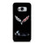 CORVETTE CAR LOGO BLACK Samsung Galaxy S8 Case