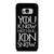GAME OF THRONES KNOW NOTHING JON SNOW black rubber Samsung Galaxy S8 Case