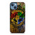 HOGWARTS HARRY POTTER LOGO WOOD iPhone 13 Case