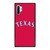 TEXAS BASEBALL LOGO Samsung Galaxy Note 10 Plus Case