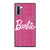 BARBIE PINK BLING GLITTER 1 Samsung Galaxy Note 10 Case